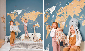 Mural Caselio Our Planet World Map