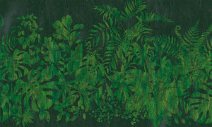 Mural Muance Violet Botanical