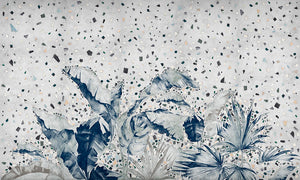 Mural Muance Cobalt Growing Terrazzo